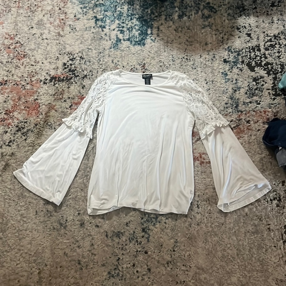White Retro Wrangler Shirt